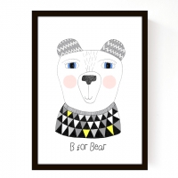 Affiche B for Bear